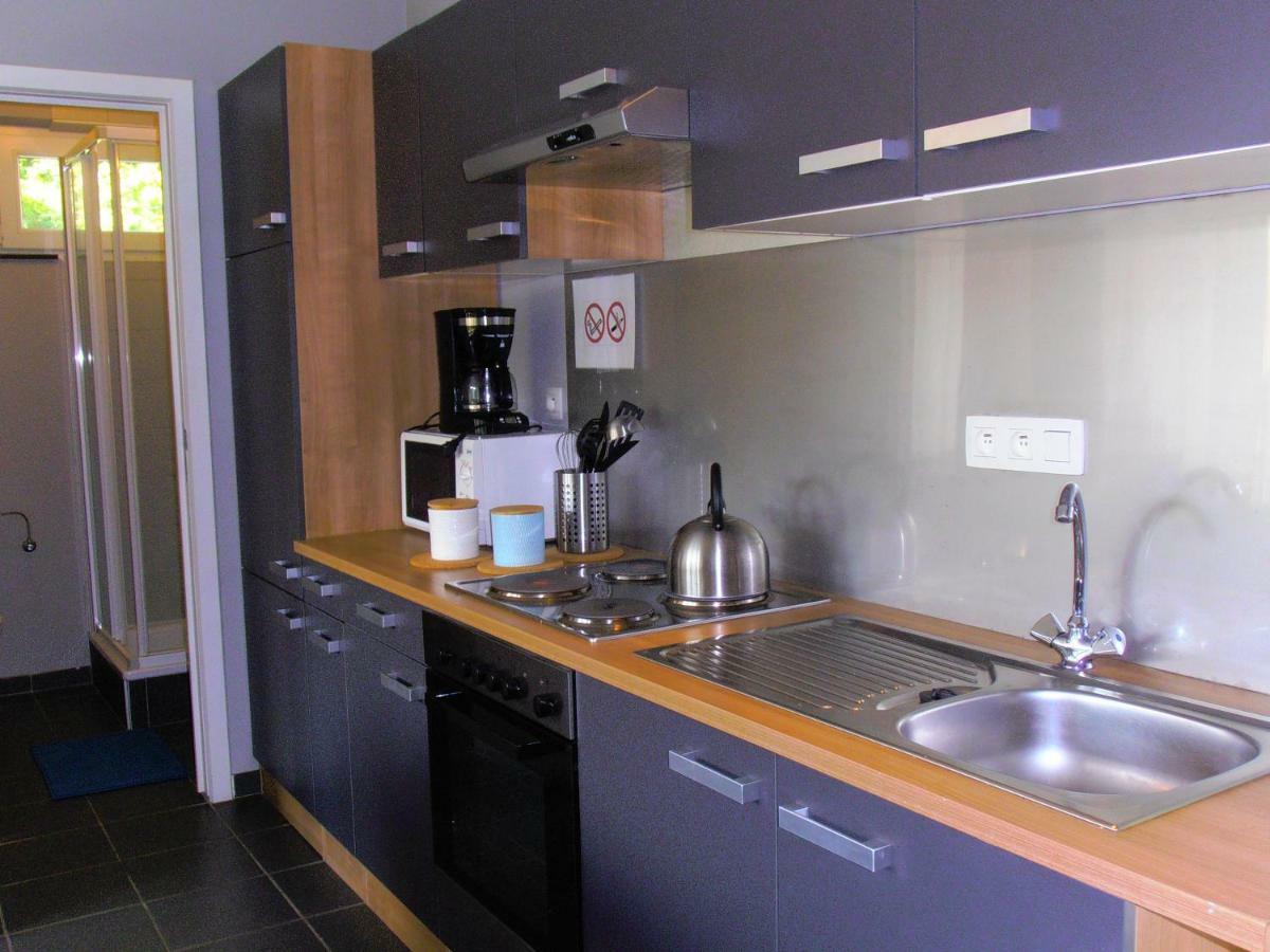 Studio Le Vedeur avec balcon vue sur rivière Durbuy Esterno foto